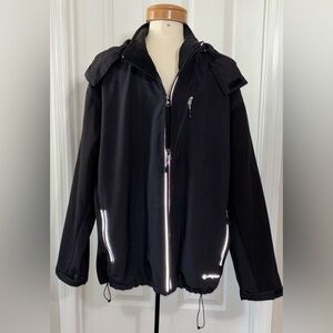 Champion Performance Softshell Jacket Men’s XXL Black Hooded Winter Utility Coat